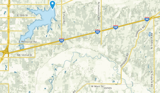 Jones, Oklahoma Map