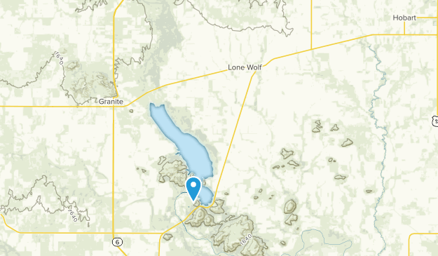 Lone Wolf, Oklahoma Map
