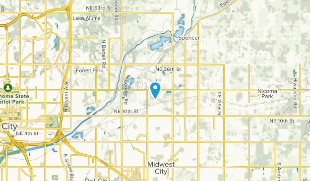 Midwest City, Oklahoma Map