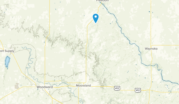 Mooreland, Oklahoma Map