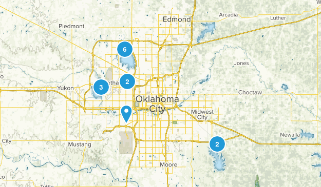 Oklahoma City, Oklahoma Map