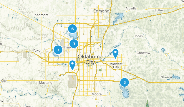 Oklahoma City, Oklahoma Map