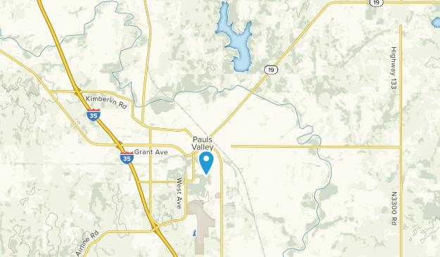 Pauls Valley, Oklahoma Map