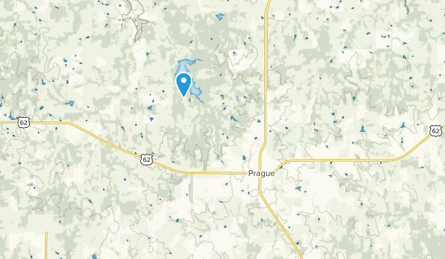 Prague, Oklahoma Map