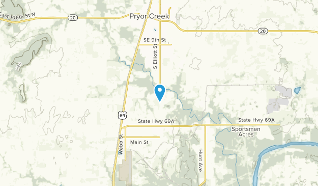 Pryor, Oklahoma Map