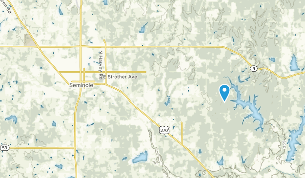 Seminole, Oklahoma Map