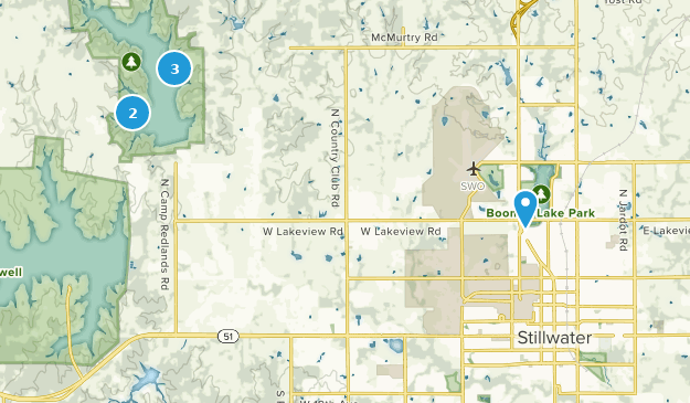 Stillwater, Oklahoma Map