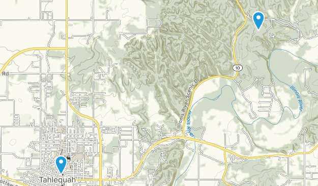 Tahlequah, Oklahoma Map
