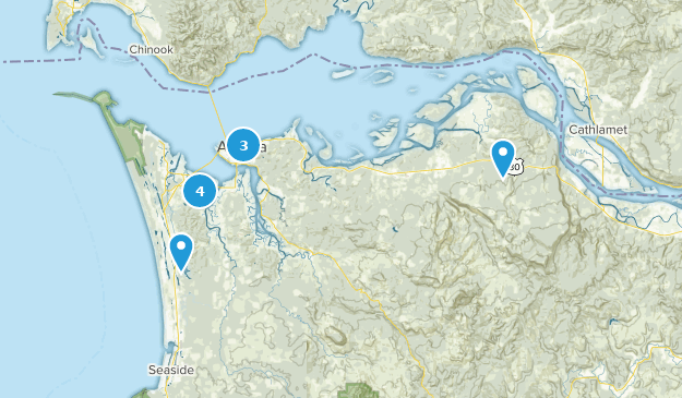 Astoria, Oregon Map