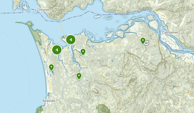 Astoria, Oregon Map