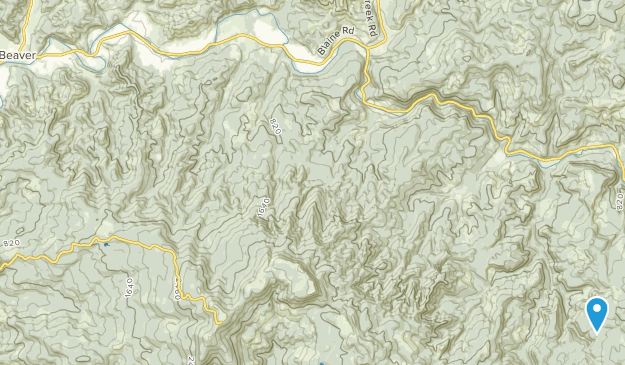 Beaver, Oregon Map