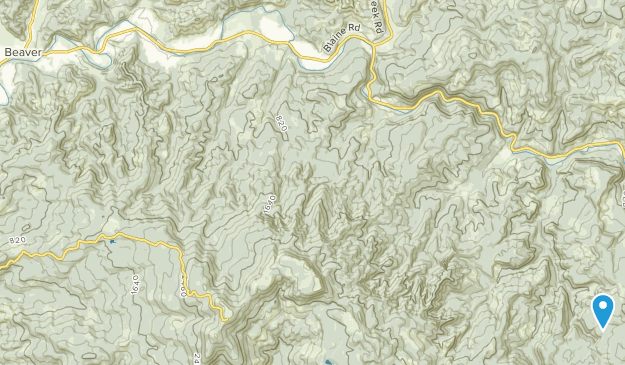 Beaver, Oregon Map