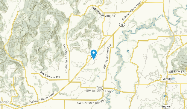Bellevue, Oregon Map