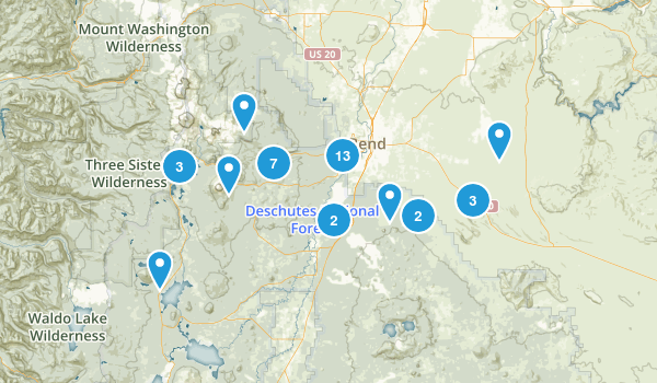 Bend, Oregon Map