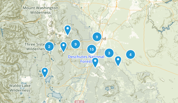 Bend, Oregon Map