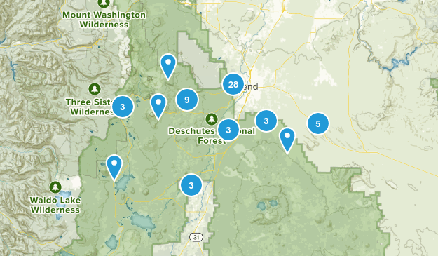 Bend, Oregon Map