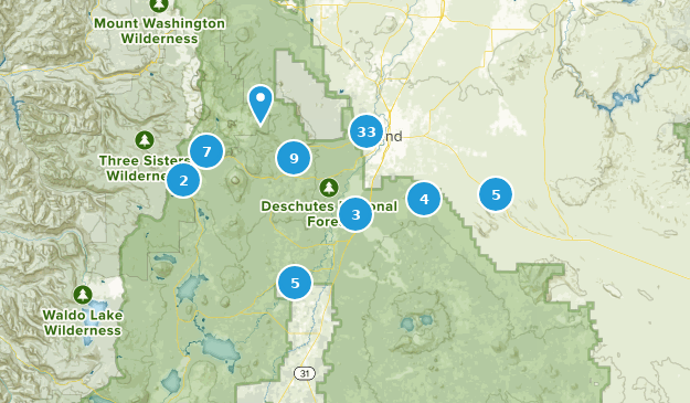 Bend, Oregon Map