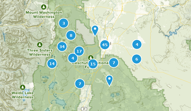 Bend, Oregon Map