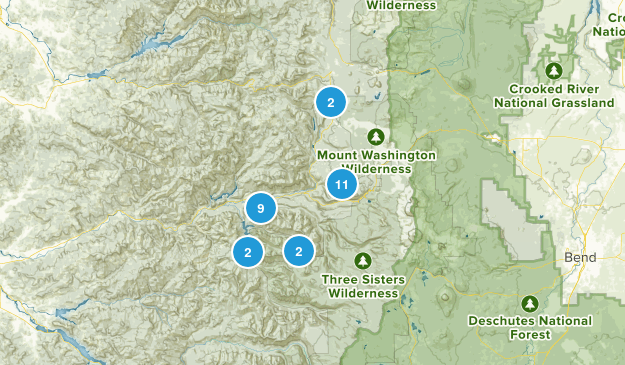 Blue River, Oregon Map