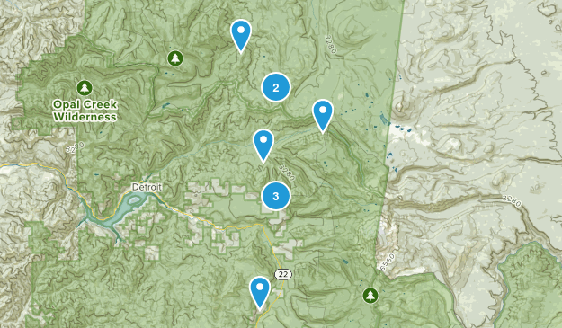 Breitenbush, Oregon Map