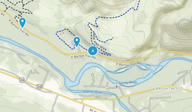 Brightwood, Oregon Map