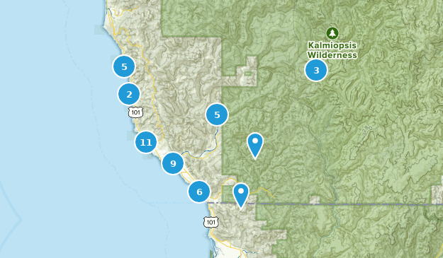 Brookings, Oregon Map