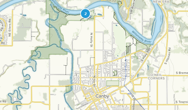Canby, Oregon Map