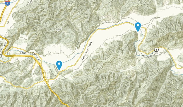 Canyonville, Oregon Map
