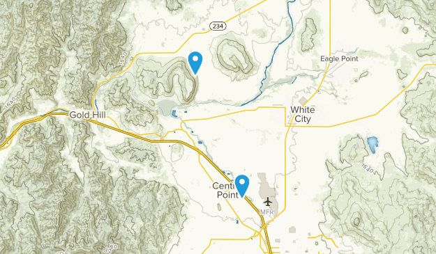 Central Point, Oregon Map
