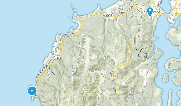 Charleston, Oregon Map