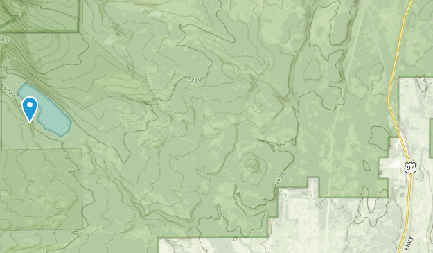 Chemult, Oregon Map