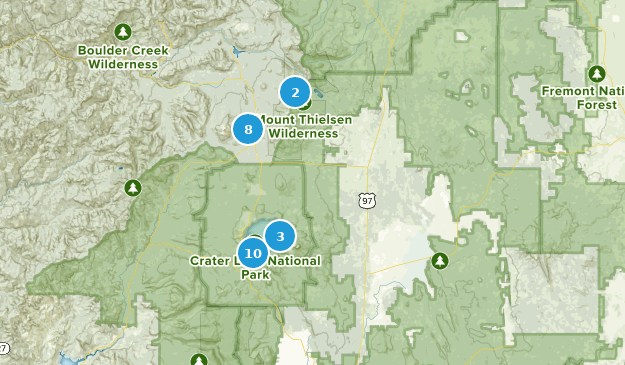 Chemult, Oregon Map