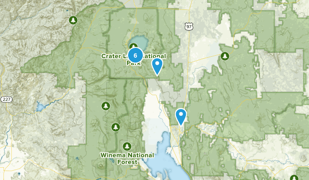 Chiloquin, Oregon Map