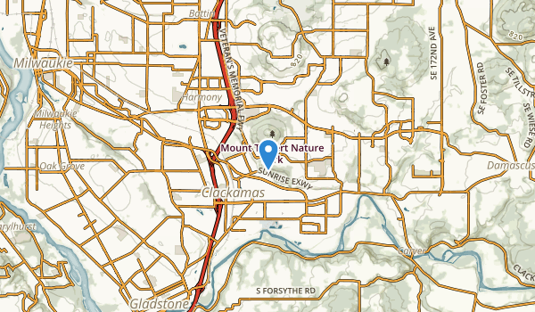Clackamas, Oregon Map
