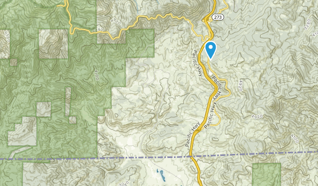 Colestin, Oregon Map
