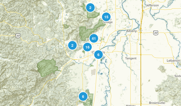 Corvallis, Oregon Map