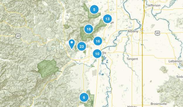 Corvallis, Oregon Map