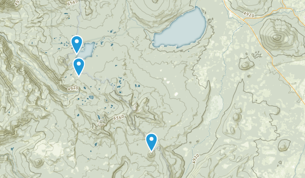 Crescent Lake, Oregon Map