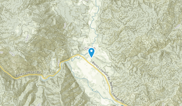 Crouch, Oregon Map