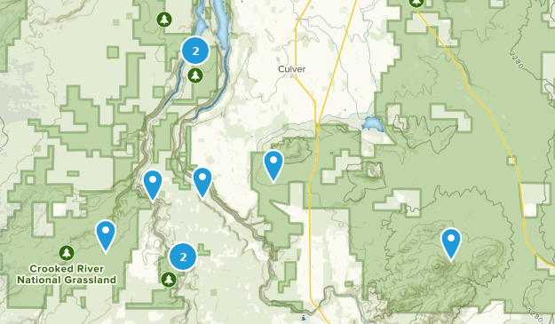 Culver, Oregon Map