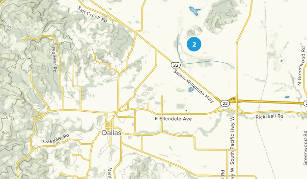 Dallas, Oregon Map