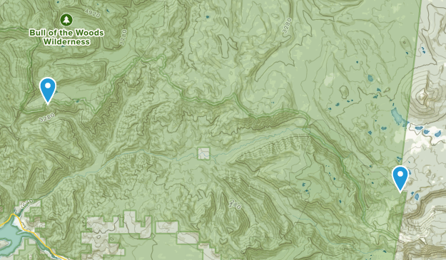 Detroit, Oregon Map