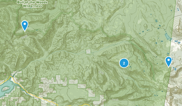 Detroit, Oregon Map