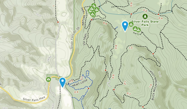 Drake Crossing, Oregon Map