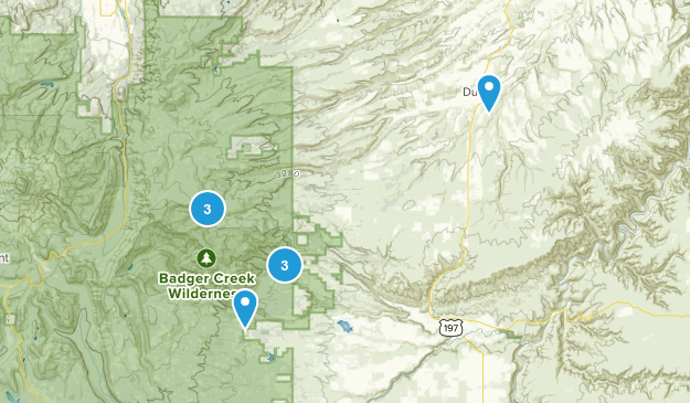 Dufur, Oregon Map