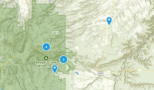 Dufur, Oregon Map