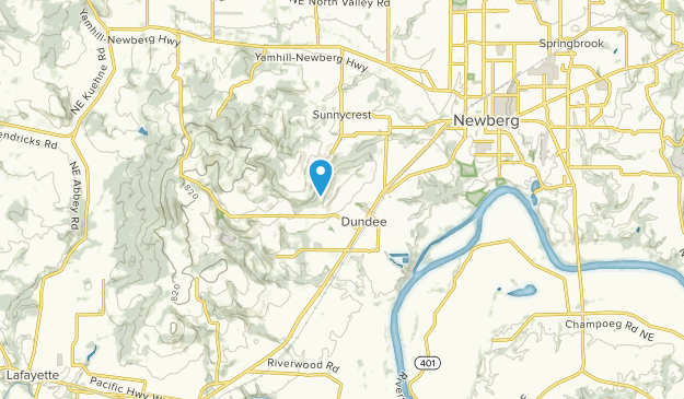 Dundee, Oregon Map