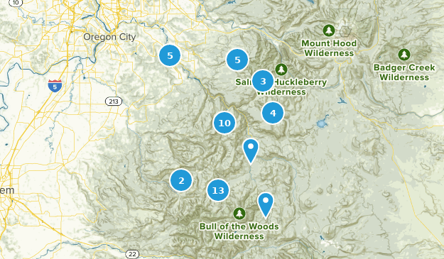 Estacada, Oregon Map