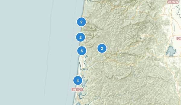 Florence, Oregon Map