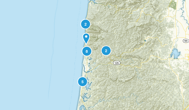 Florence, Oregon Map